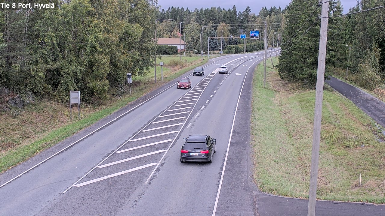 Kelikamerat Kuva Tie 8 Pori, Hyvelä, Pori, Satakunta