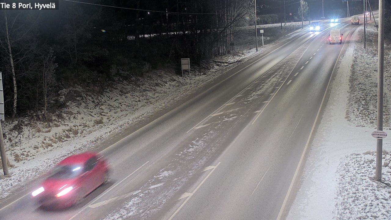 Kelikamerat Kuva Tie 8 Pori, Hyvelä, Pori, Satakunta