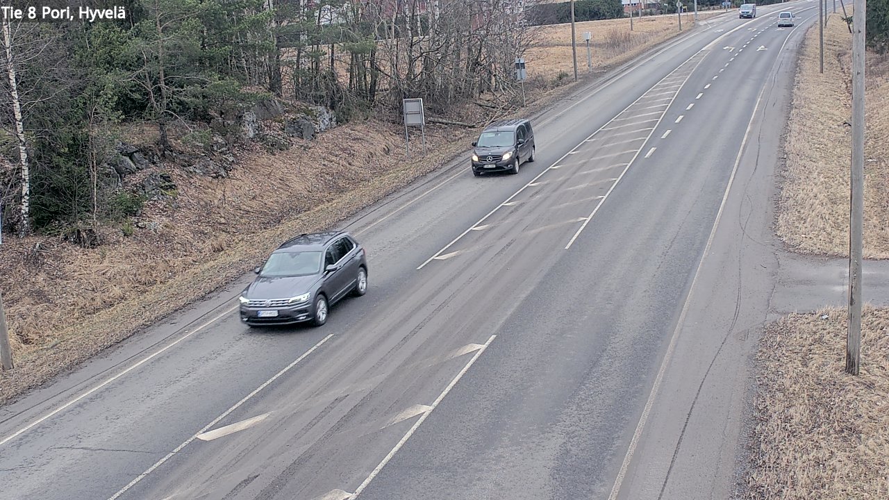 Weather Camera Image Road 8 Pori, Hyvelä, Pori, Satakunta