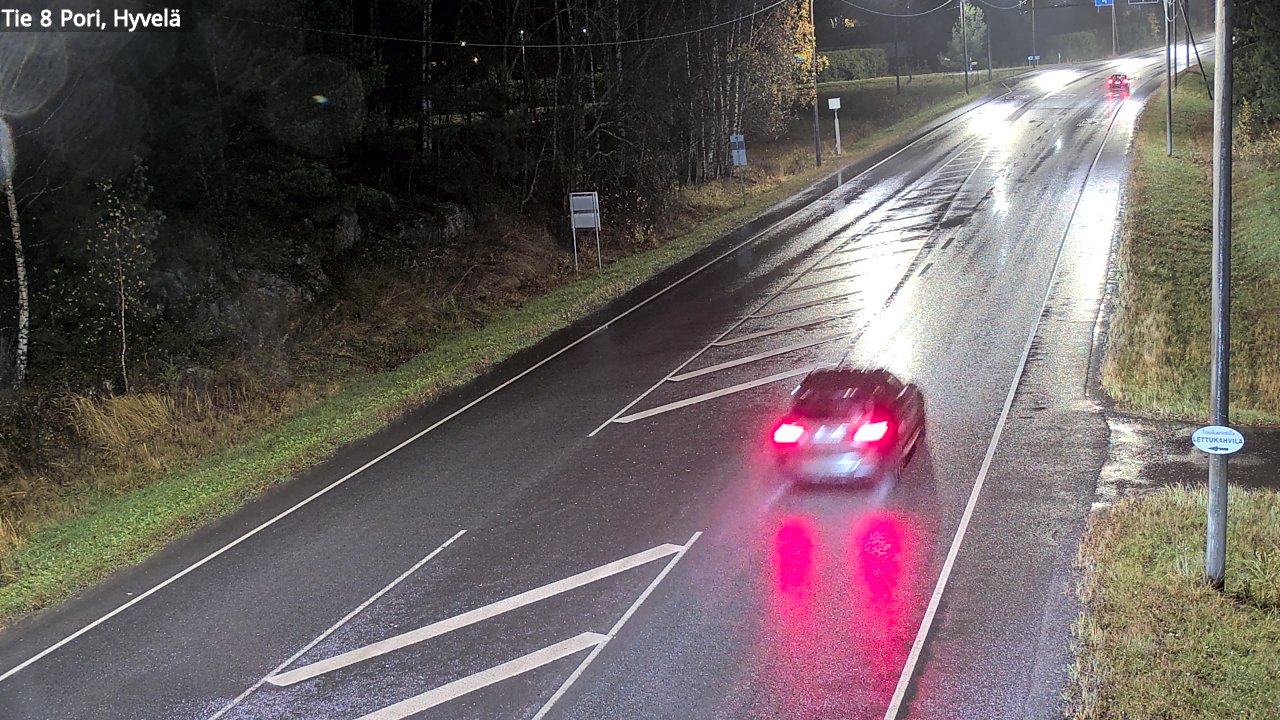 Kelikamerat Kuva Tie 8 Pori, Hyvelä, Pori, Satakunta