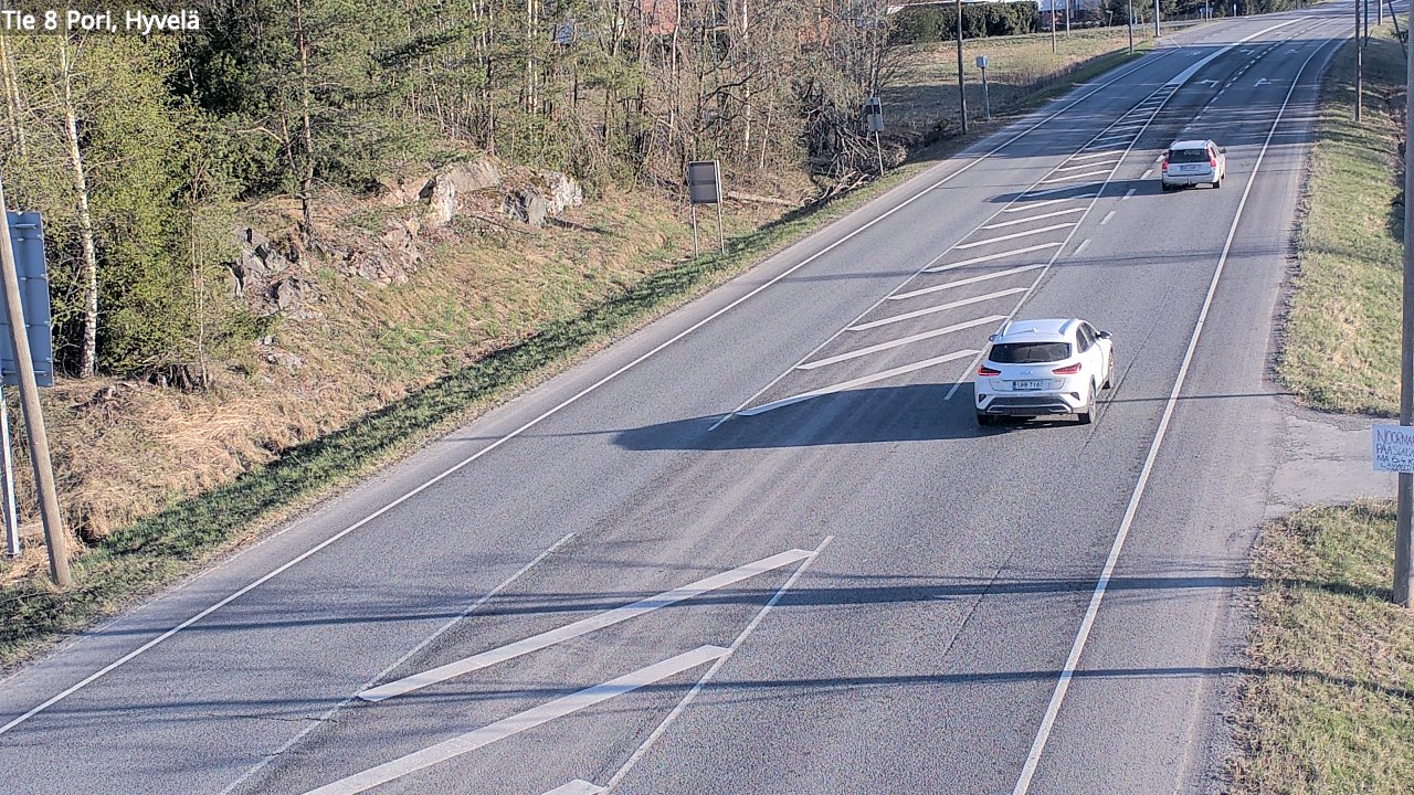 Kelikamerat Kuva Tie 8 Pori, Hyvelä, Pori, Satakunta