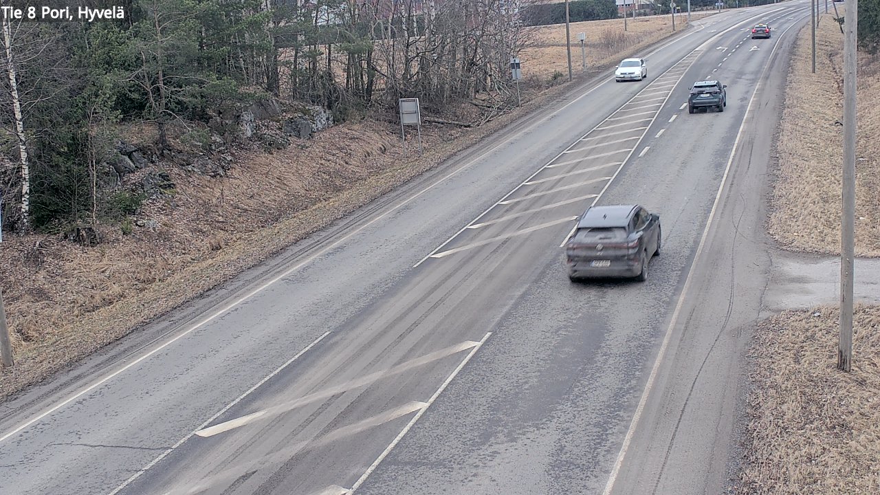Weather Camera Image Väg 8 Björneborg, Hjulböle, Pori, Satakunta