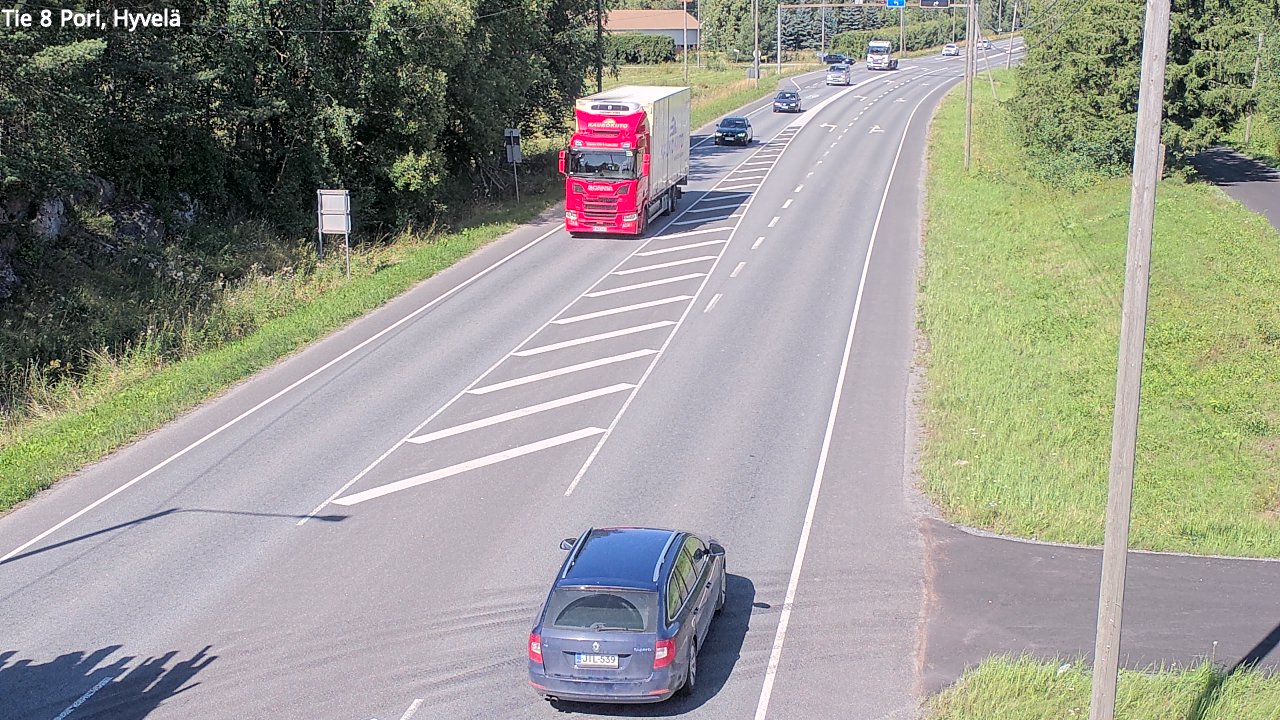 Kelikamerat Kuva Tie 8 Pori, Hyvelä, Pori, Satakunta