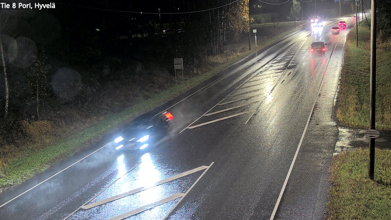 Kelikamerat Kuva Tie 8 Pori, Hyvelä, Pori, Satakunta