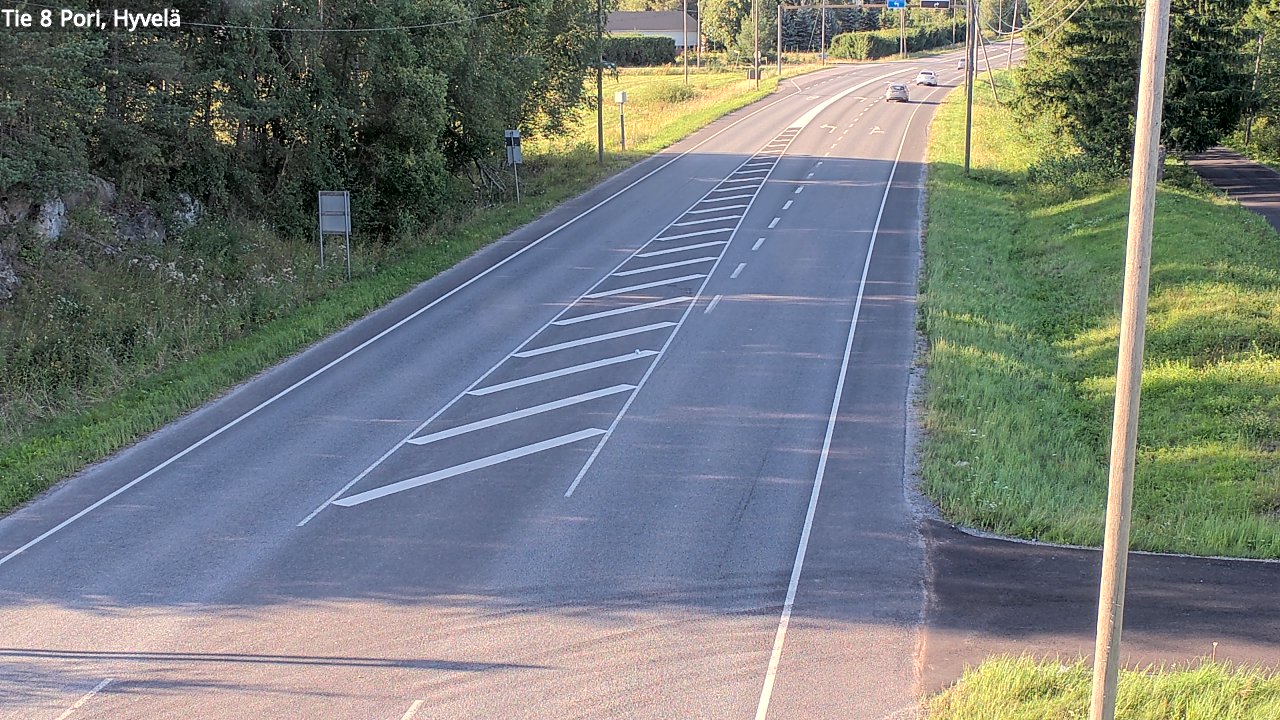 Kelikamerat Kuva Tie 8 Pori, Hyvelä, Pori, Satakunta