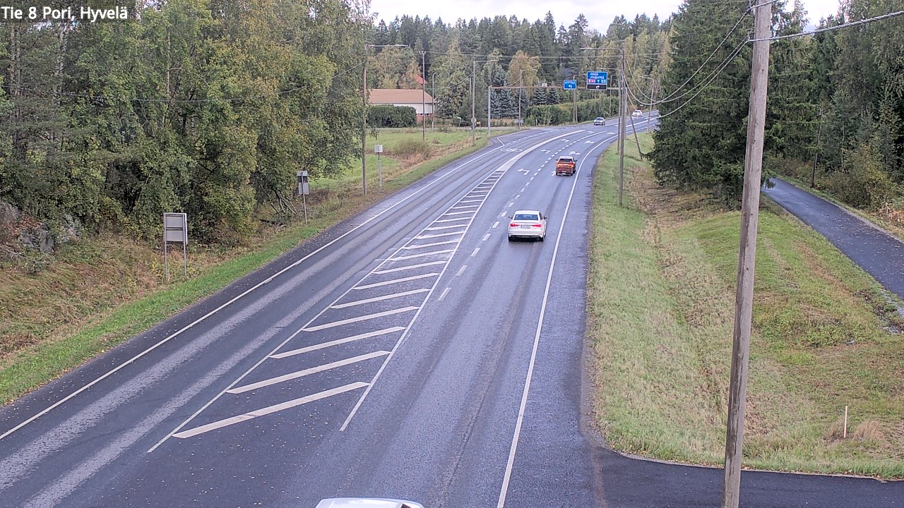 Kelikamerat Kuva Tie 8 Pori, Hyvelä, Pori, Satakunta