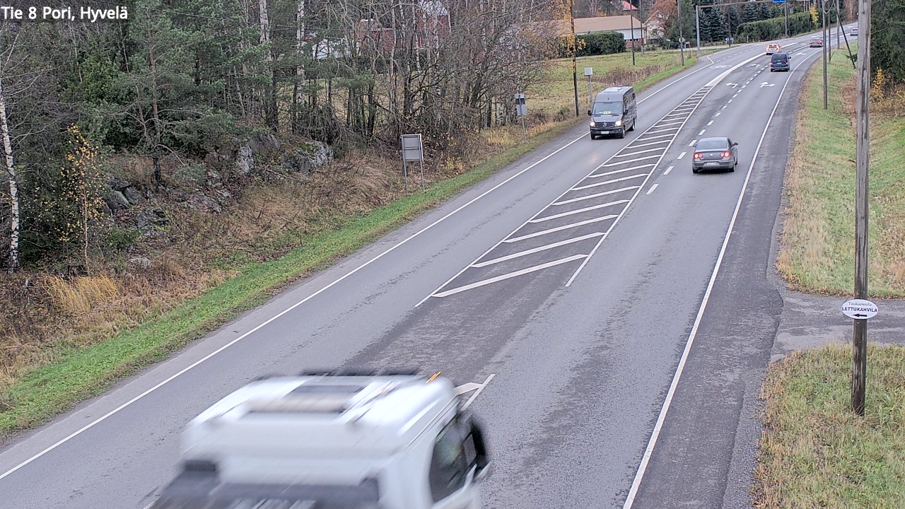 Kelikamerat Kuva Tie 8 Pori, Hyvelä, Pori, Satakunta