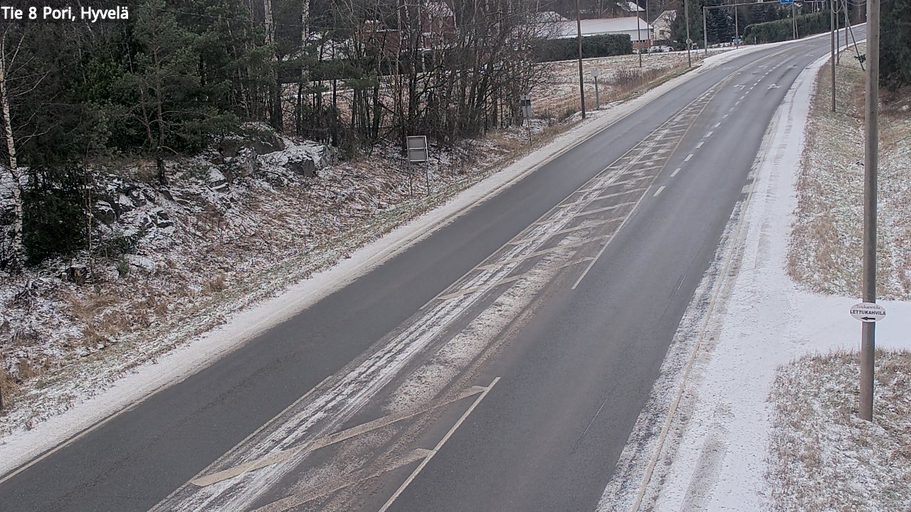 Kelikamerat Kuva Tie 8 Pori, Hyvelä, Pori, Satakunta