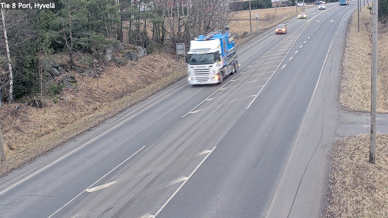 Kelikamerat Kuva Tie 8 Pori, Hyvelä, Pori, Satakunta
