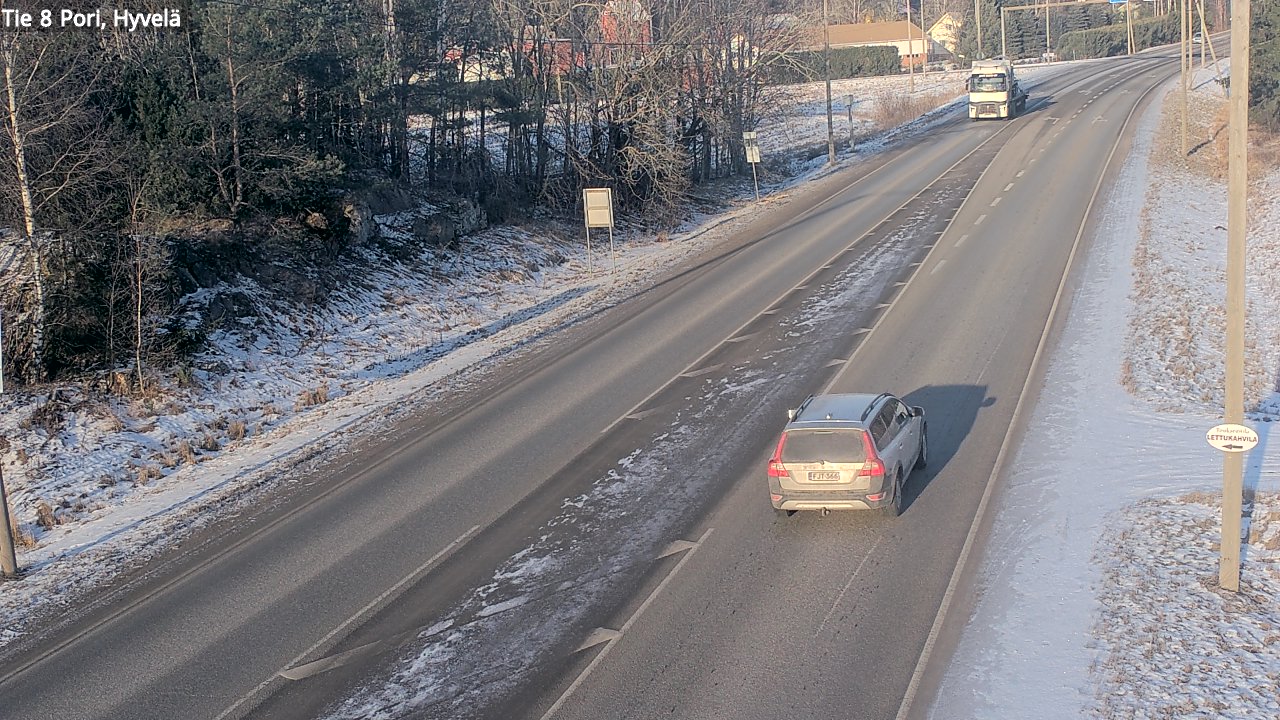 Kelikamerat Kuva Tie 8 Pori, Hyvelä, Pori, Satakunta