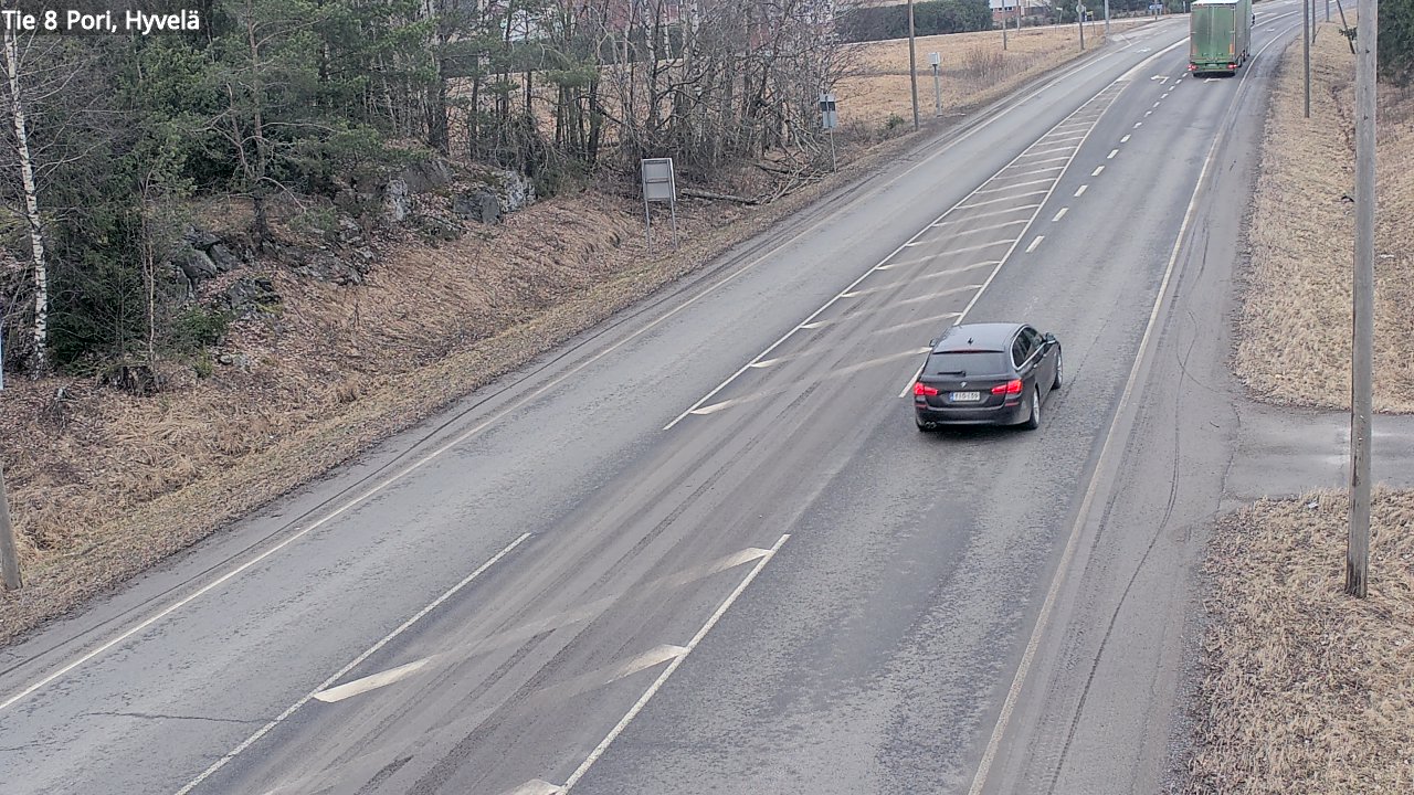 Weather Camera Image Road 8 Pori, Hyvelä, Pori, Satakunta