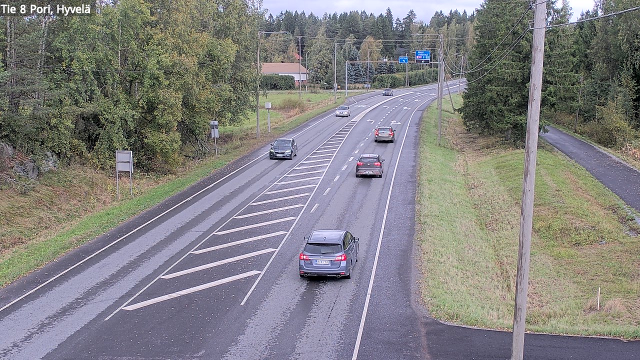 Kelikamerat Kuva Tie 8 Pori, Hyvelä, Pori, Satakunta