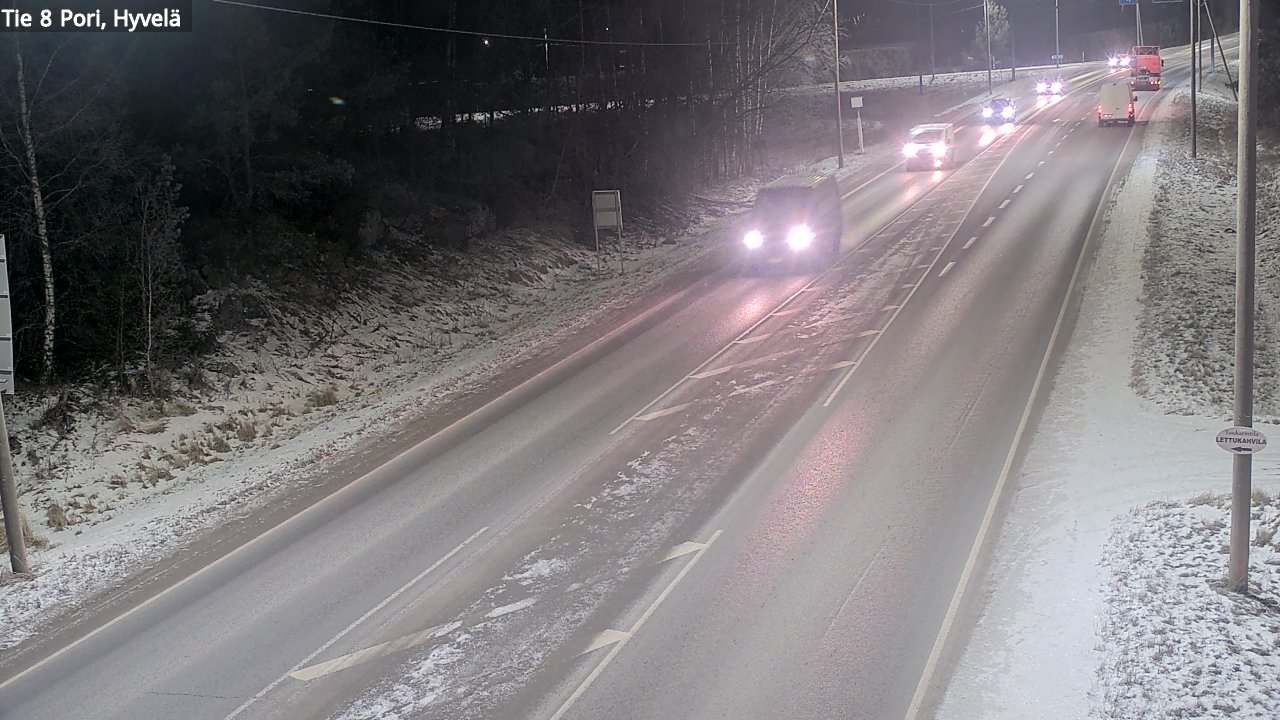 Kelikamerat Kuva Tie 8 Pori, Hyvelä, Pori, Satakunta