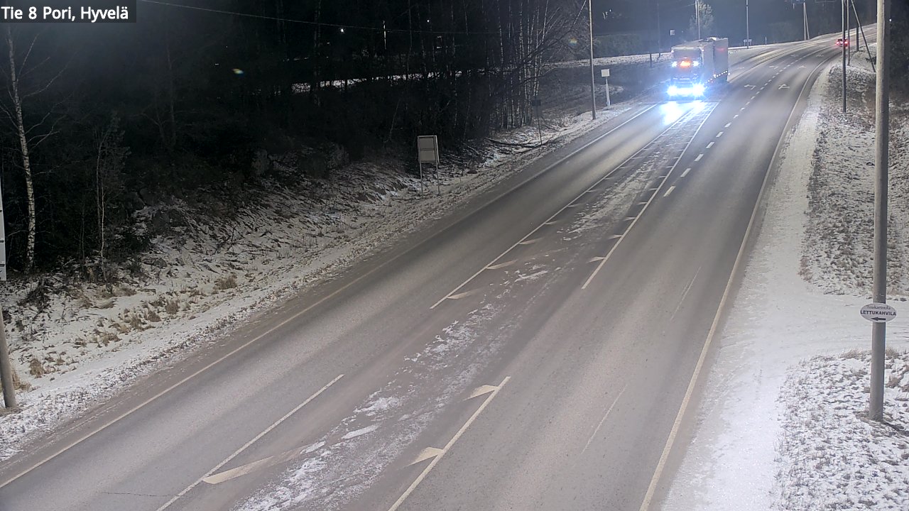 Kelikamerat Kuva Tie 8 Pori, Hyvelä, Pori, Satakunta