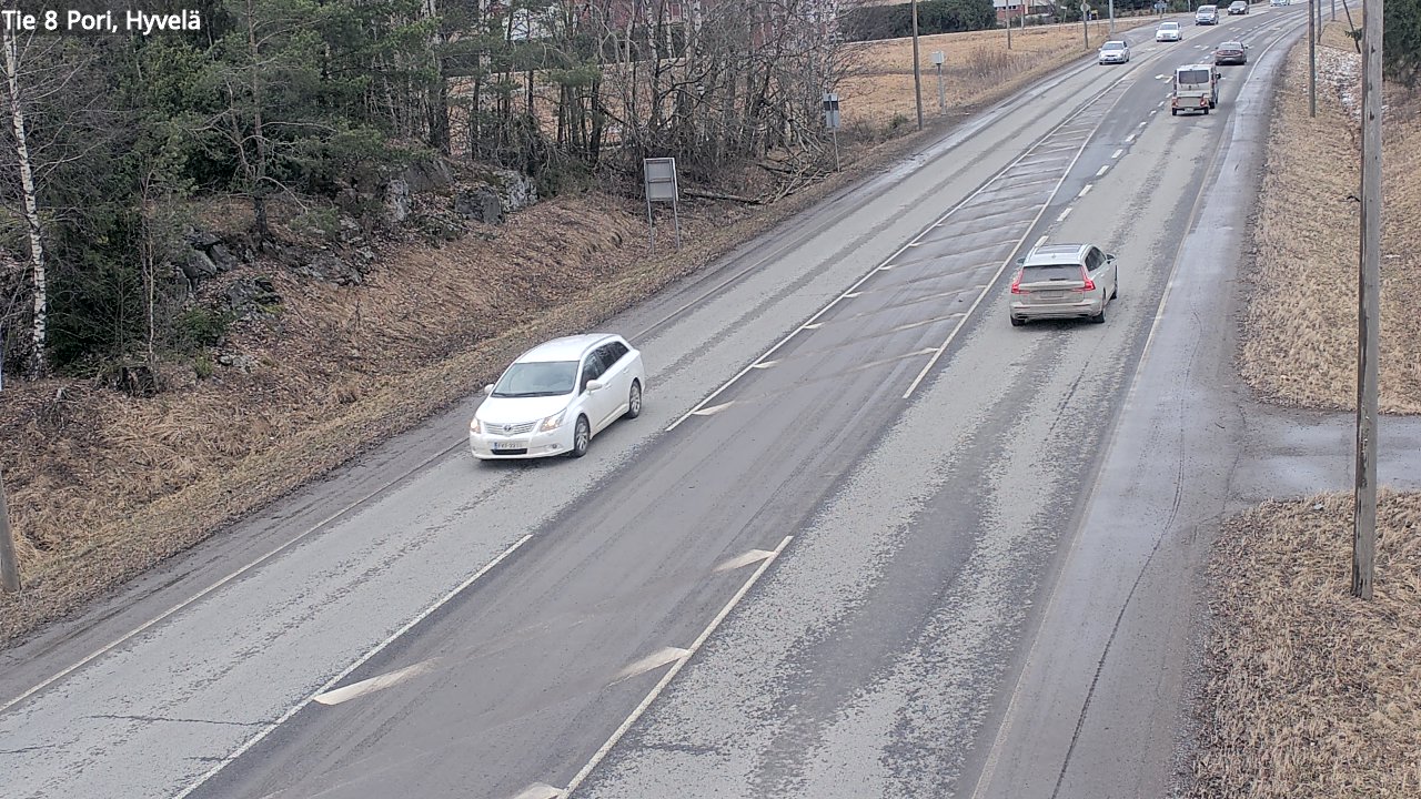 Kelikamerat Kuva Tie 8 Pori, Hyvelä, Pori, Satakunta