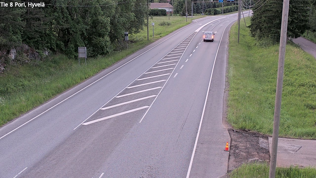 Kelikamerat Kuva Tie 8 Pori, Hyvelä, Pori, Satakunta