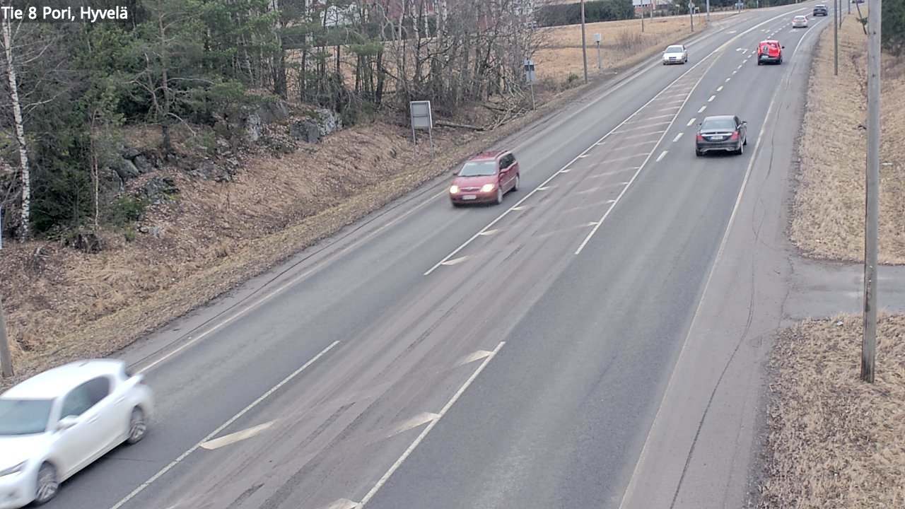 Kelikamerat Kuva Tie 8 Pori, Hyvelä, Pori, Satakunta