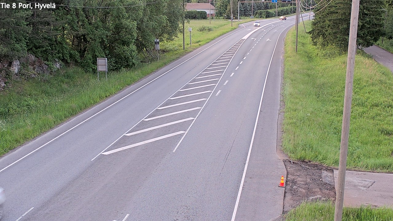 Kelikamerat Kuva Tie 8 Pori, Hyvelä, Pori, Satakunta