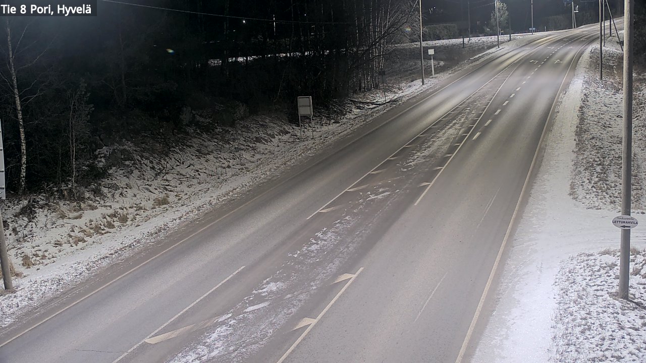 Kelikamerat Kuva Tie 8 Pori, Hyvelä, Pori, Satakunta