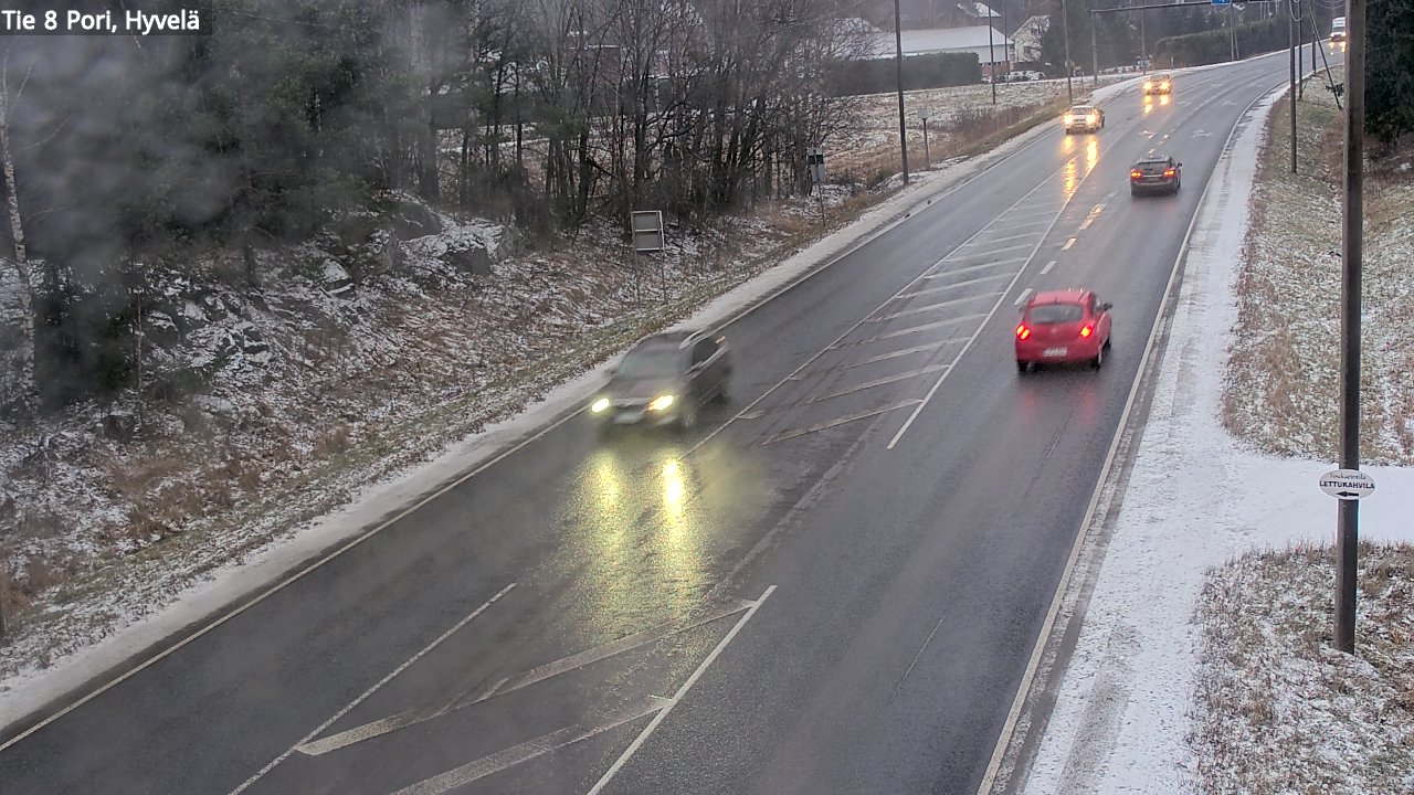Kelikamerat Kuva Tie 8 Pori, Hyvelä, Pori, Satakunta