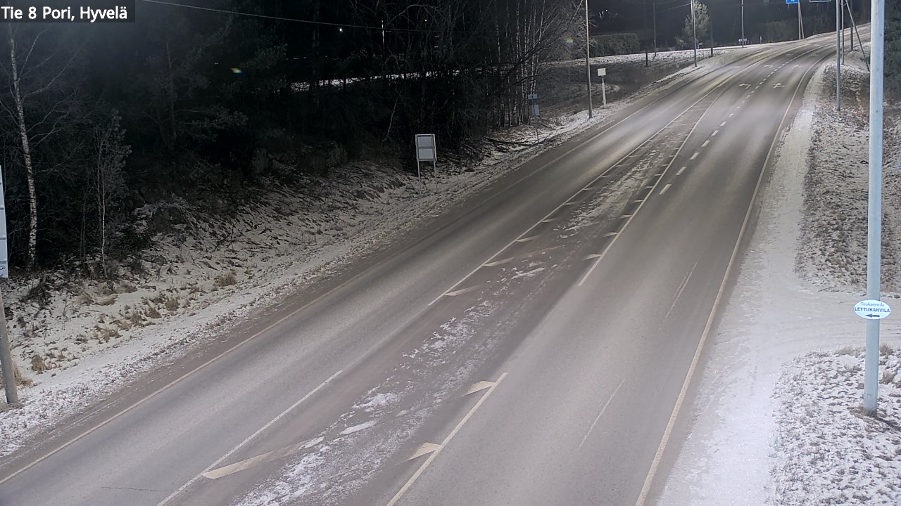 Kelikamerat Kuva Tie 8 Pori, Hyvelä, Pori, Satakunta