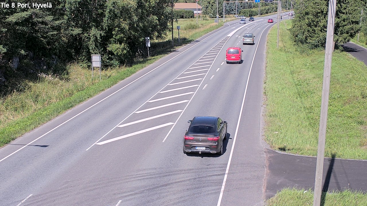 Kelikamerat Kuva Tie 8 Pori, Hyvelä, Pori, Satakunta