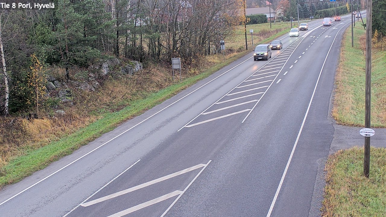 Kelikamerat Kuva Tie 8 Pori, Hyvelä, Pori, Satakunta
