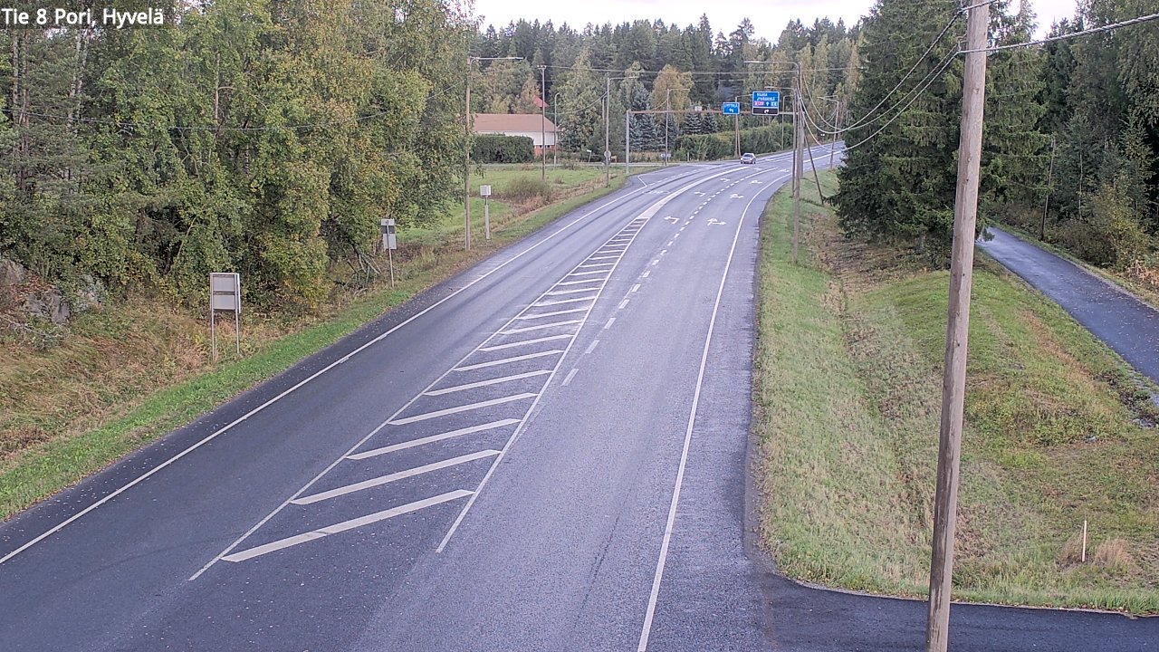 Kelikamerat Kuva Tie 8 Pori, Hyvelä, Pori, Satakunta
