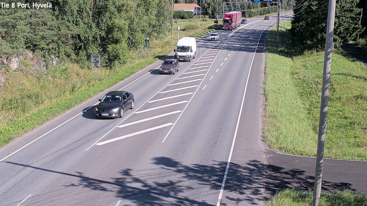 Kelikamerat Kuva Tie 8 Pori, Hyvelä, Pori, Satakunta