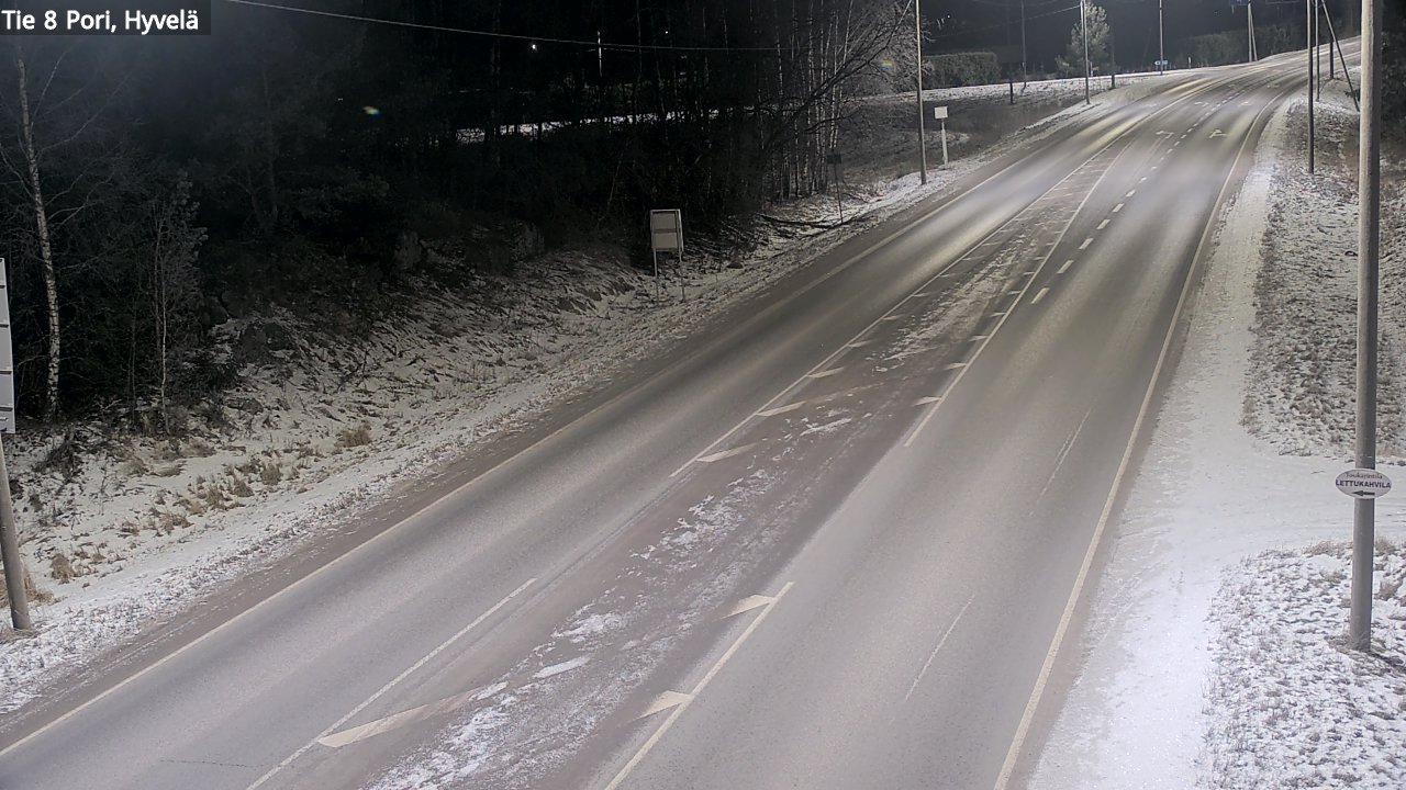 Kelikamerat Kuva Tie 8 Pori, Hyvelä, Pori, Satakunta