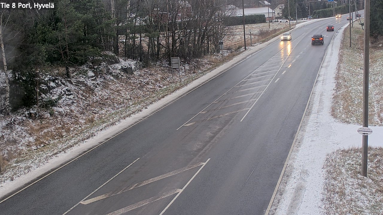 Kelikamerat Kuva Tie 8 Pori, Hyvelä, Pori, Satakunta