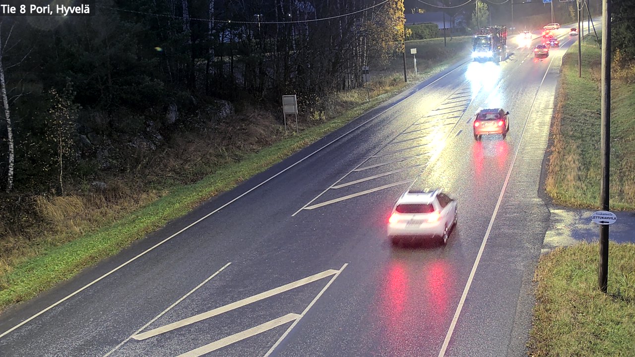 Kelikamerat Kuva Tie 8 Pori, Hyvelä, Pori, Satakunta