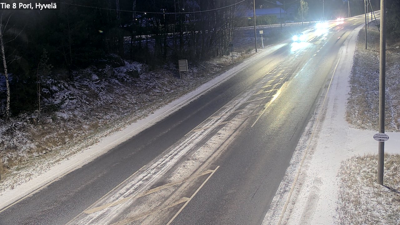 Kelikamerat Kuva Tie 8 Pori, Hyvelä, Pori, Satakunta