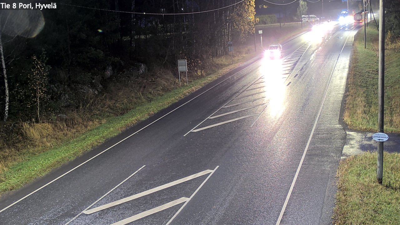 Kelikamerat Kuva Tie 8 Pori, Hyvelä, Pori, Satakunta