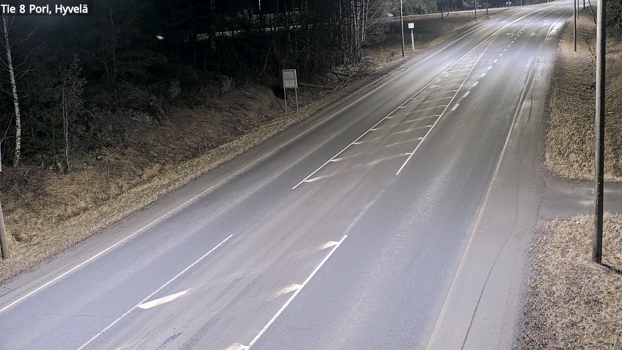 Kelikamerat Kuva Tie 8 Pori, Hyvelä, Pori, Satakunta