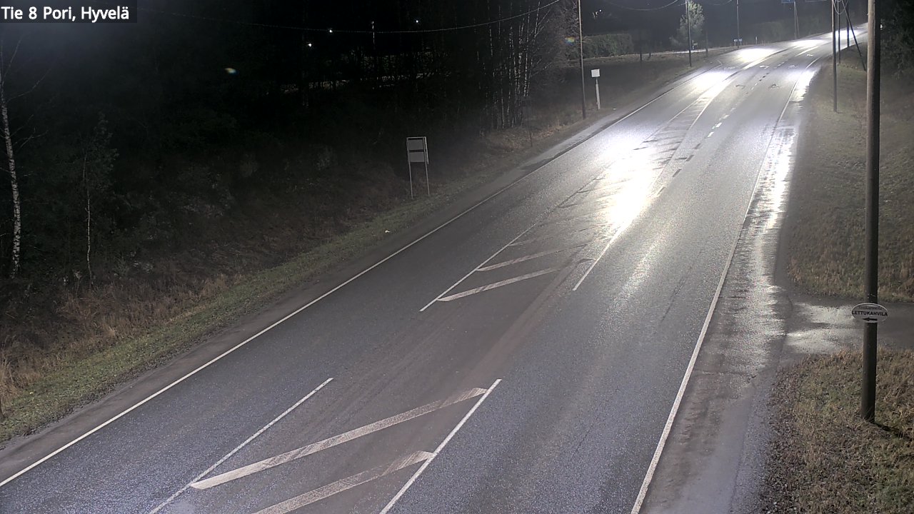 Weather Camera Image Road 8 Pori, Hyvelä, Pori, Satakunta