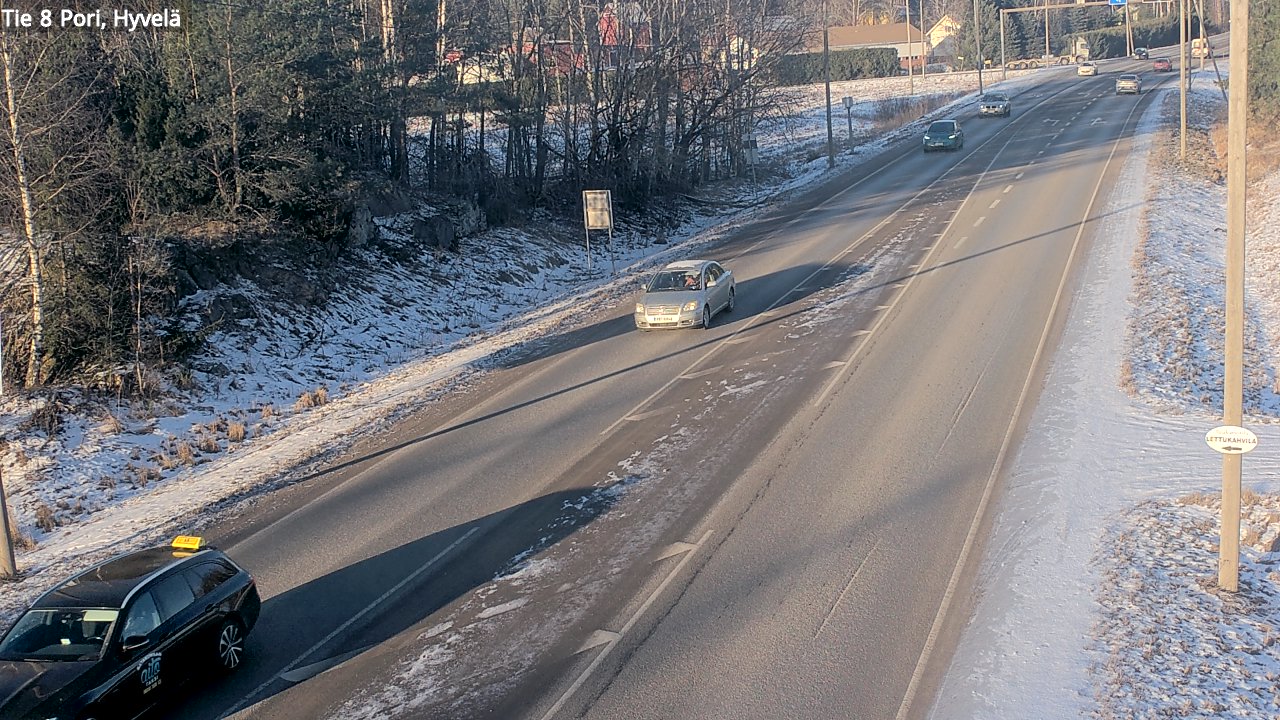 Kelikamerat Kuva Tie 8 Pori, Hyvelä, Pori, Satakunta