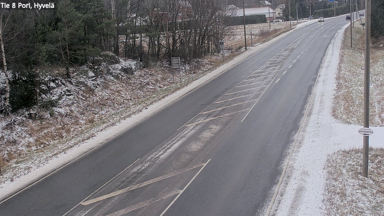 Kelikamerat Kuva Tie 8 Pori, Hyvelä, Pori, Satakunta