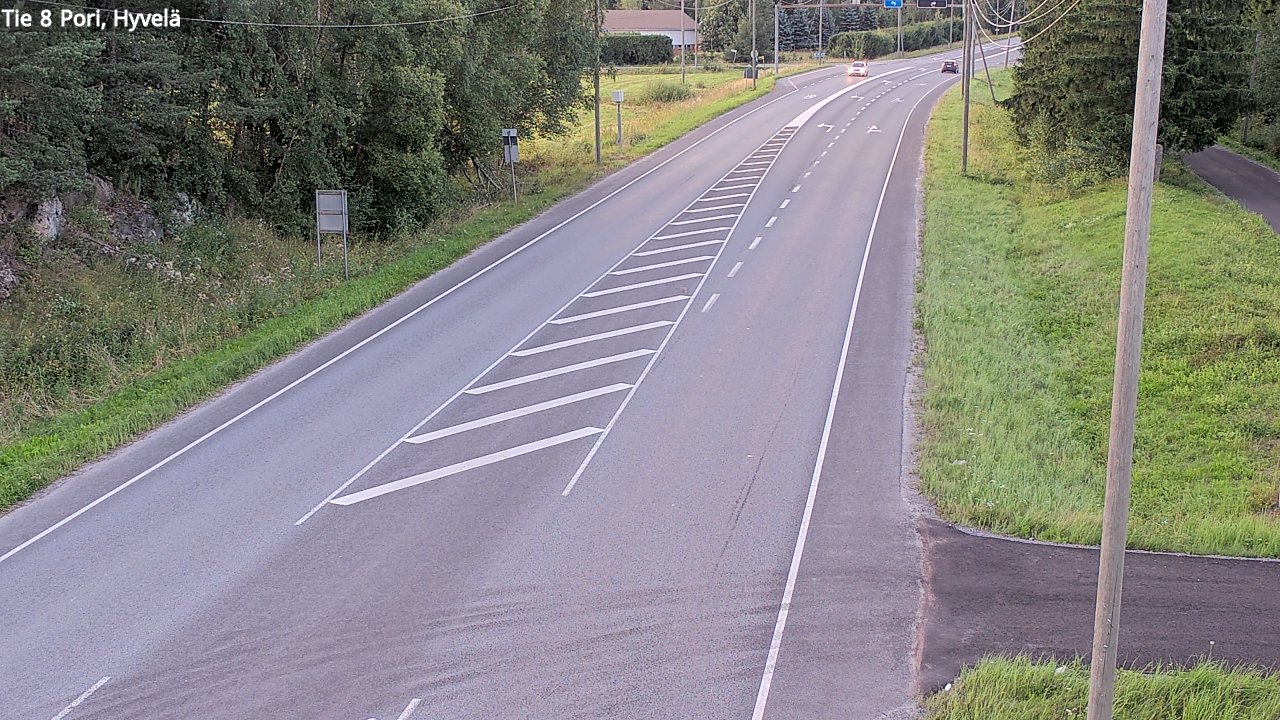 Kelikamerat Kuva Tie 8 Pori, Hyvelä, Pori, Satakunta