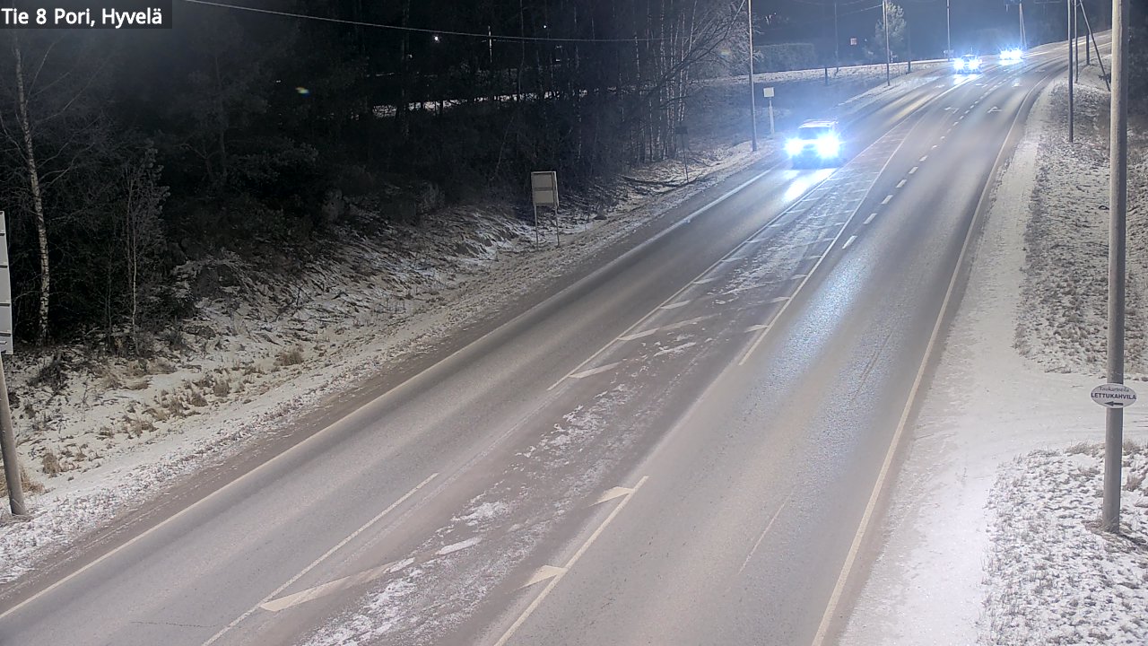 Kelikamerat Kuva Tie 8 Pori, Hyvelä, Pori, Satakunta