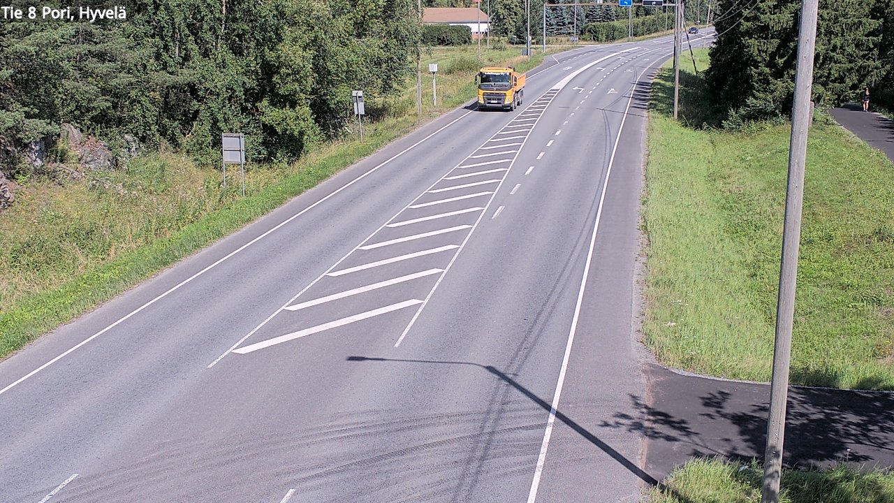 Kelikamerat Kuva Tie 8 Pori, Hyvelä, Pori, Satakunta