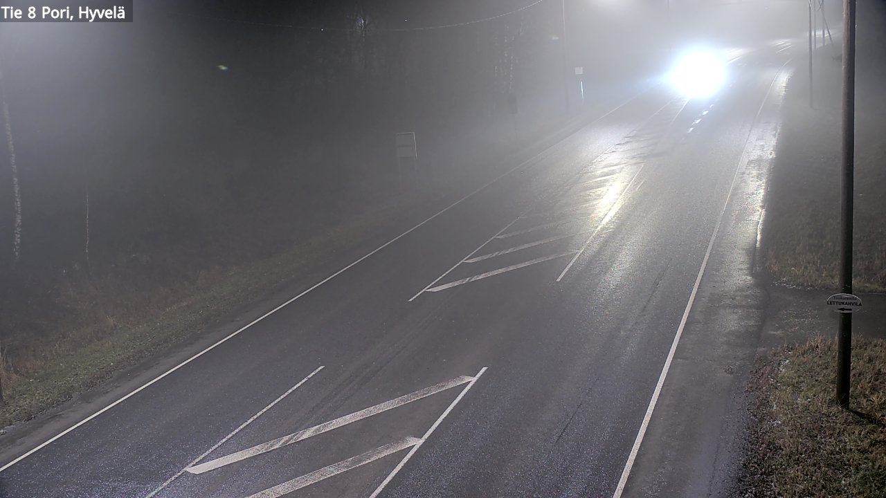 Kelikamerat Kuva Tie 8 Pori, Hyvelä, Pori, Satakunta