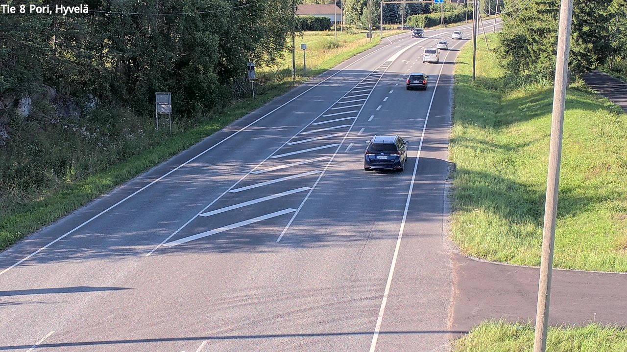 Kelikamerat Kuva Tie 8 Pori, Hyvelä, Pori, Satakunta