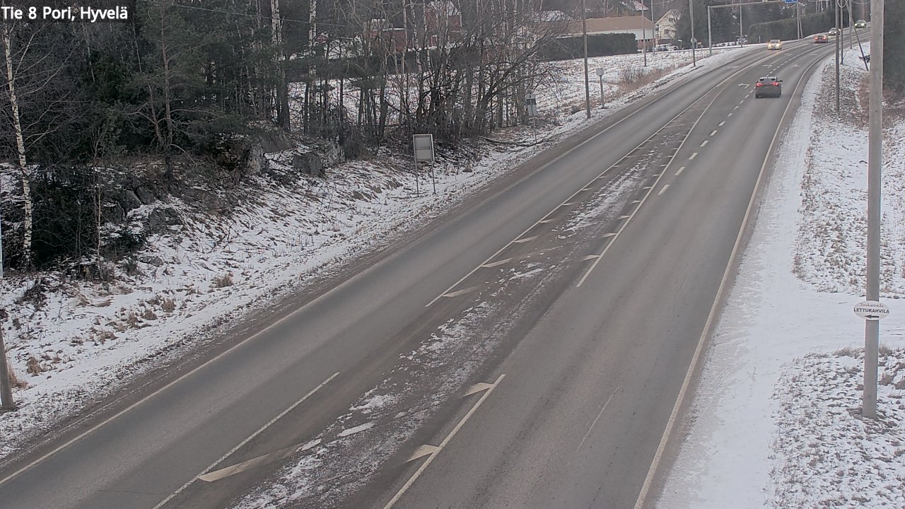 Kelikamerat Kuva Tie 8 Pori, Hyvelä, Pori, Satakunta