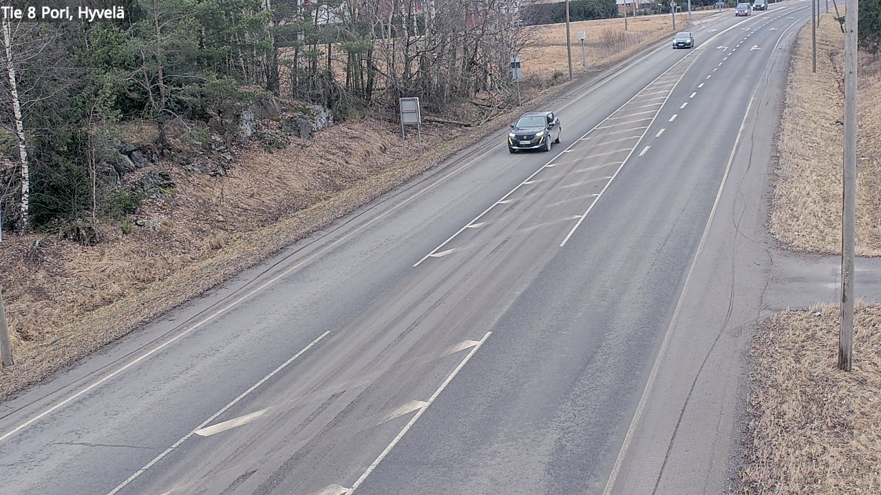 Kelikamerat Kuva Tie 8 Pori, Hyvelä, Pori, Satakunta
