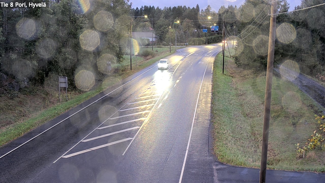 Kelikamerat Kuva Tie 8 Pori, Hyvelä, Pori, Satakunta