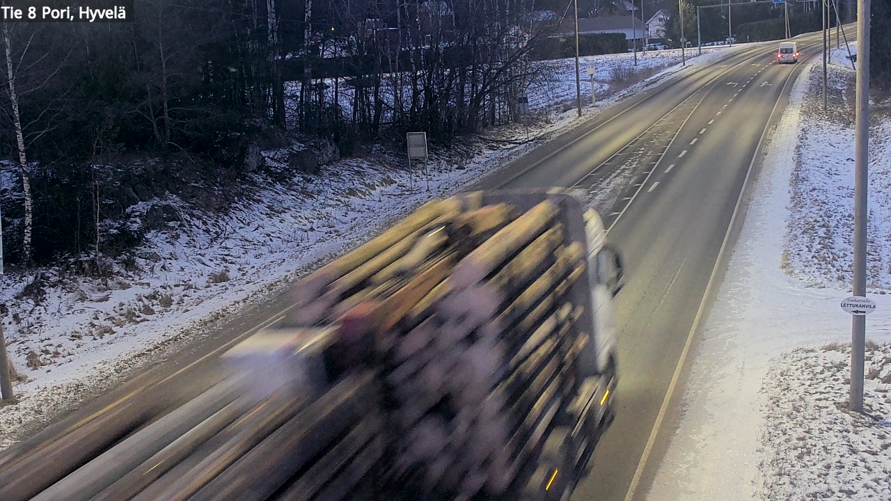 Kelikamerat Kuva Tie 8 Pori, Hyvelä, Pori, Satakunta