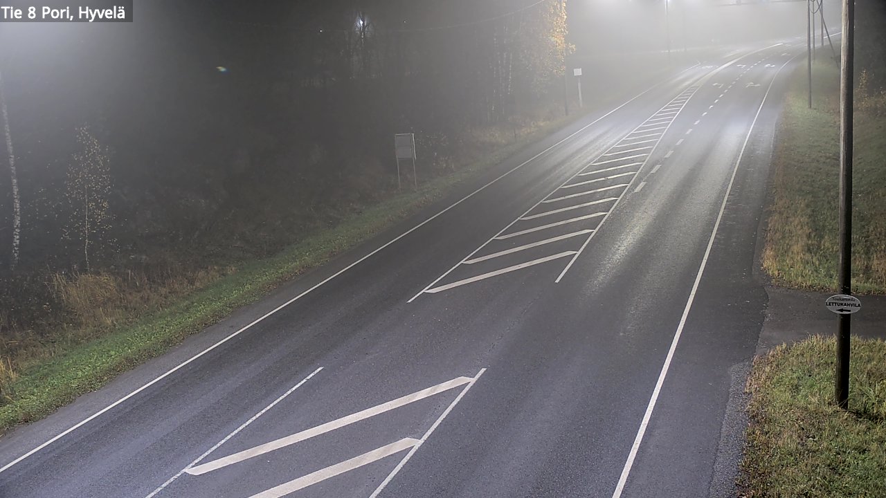 Kelikamerat Kuva Tie 8 Pori, Hyvelä, Pori, Satakunta