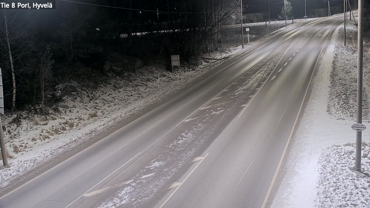 Kelikamerat Kuva Tie 8 Pori, Hyvelä, Pori, Satakunta