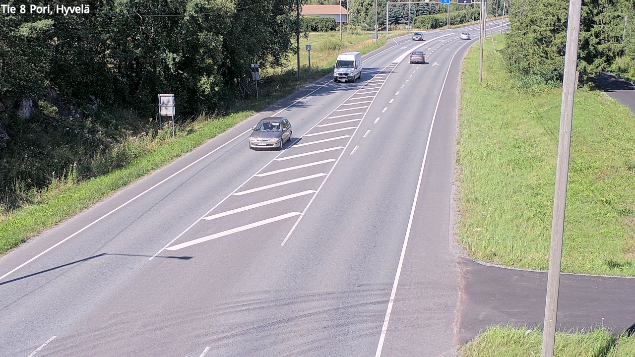 Kelikamerat Kuva Tie 8 Pori, Hyvelä, Pori, Satakunta